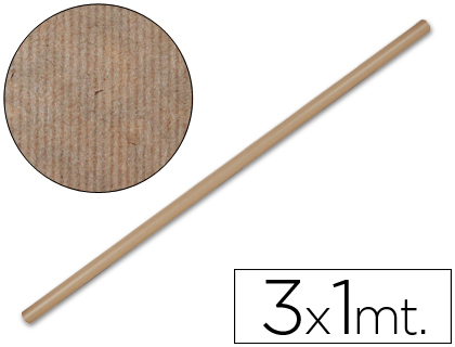 Papel kraft verjurado Liderpapel marrón rollo 3x1 m.